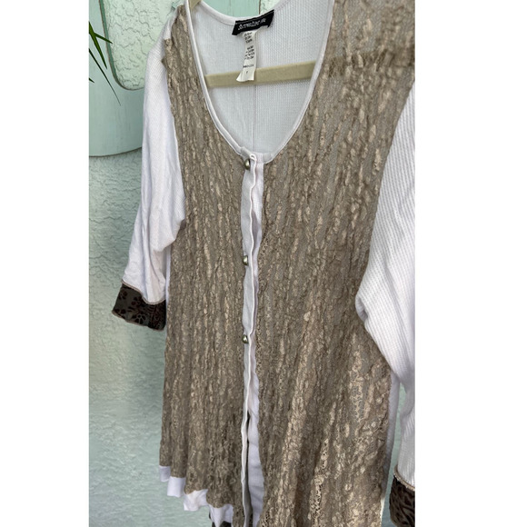 Surrealist USA Boho Chic Vintage Gypsy Style T-Shirt - Size 1 - Picture 7 of 10